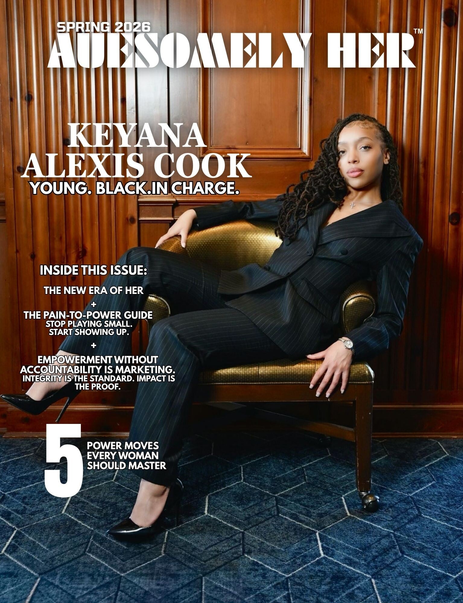 Keyana Alexis Cook on the March 2026 cover